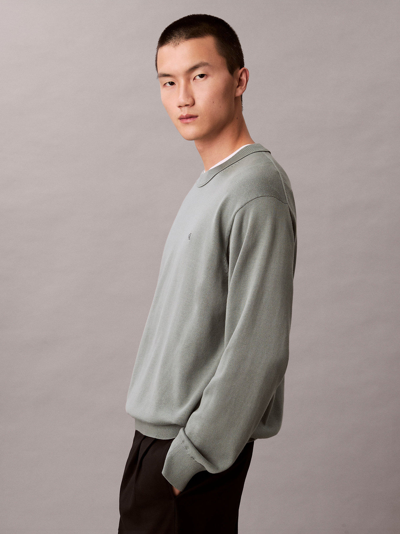 Sweater con cuello redondo — imagen 5