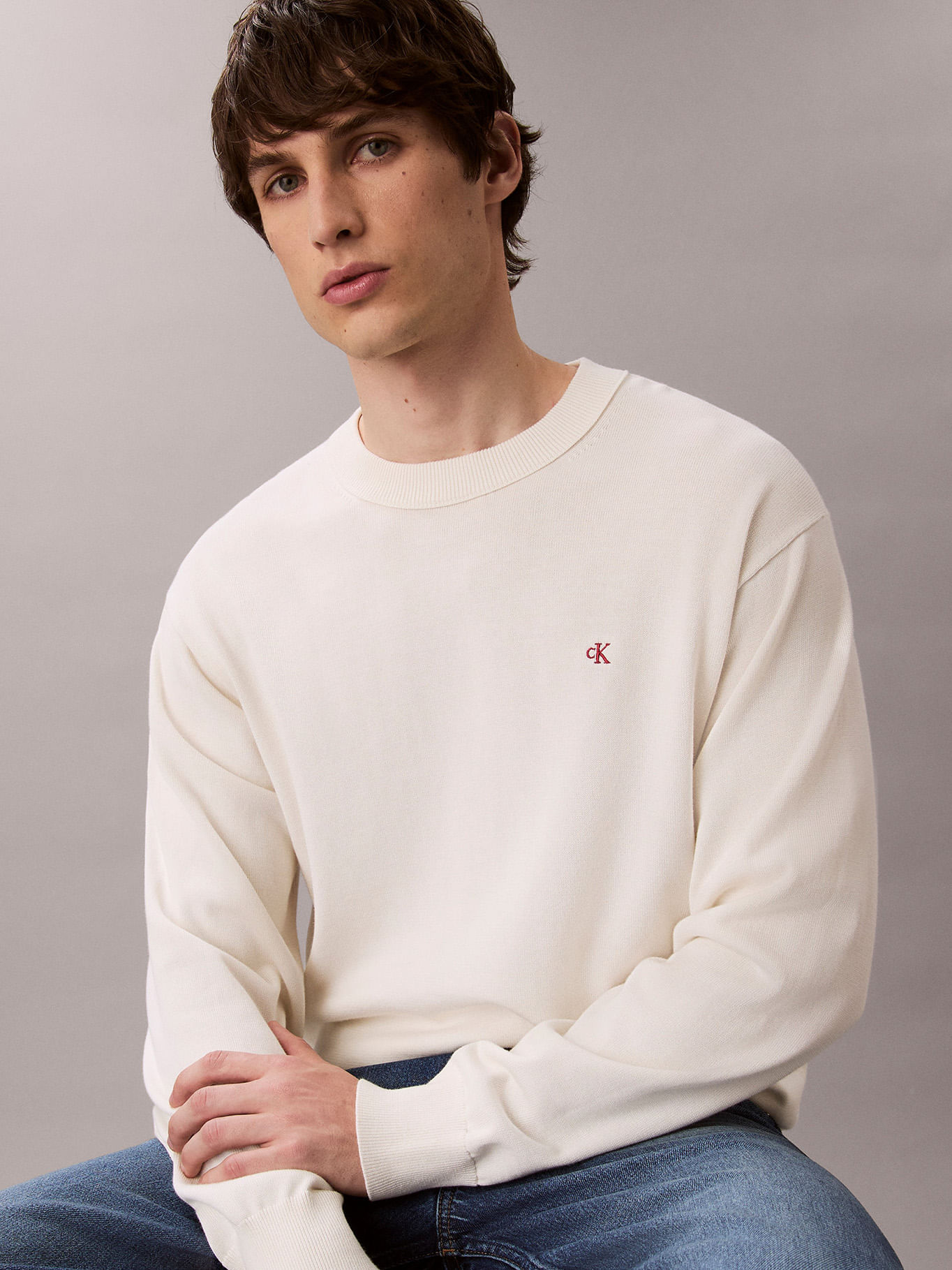 Sweater con cuello redondo — imagen 4