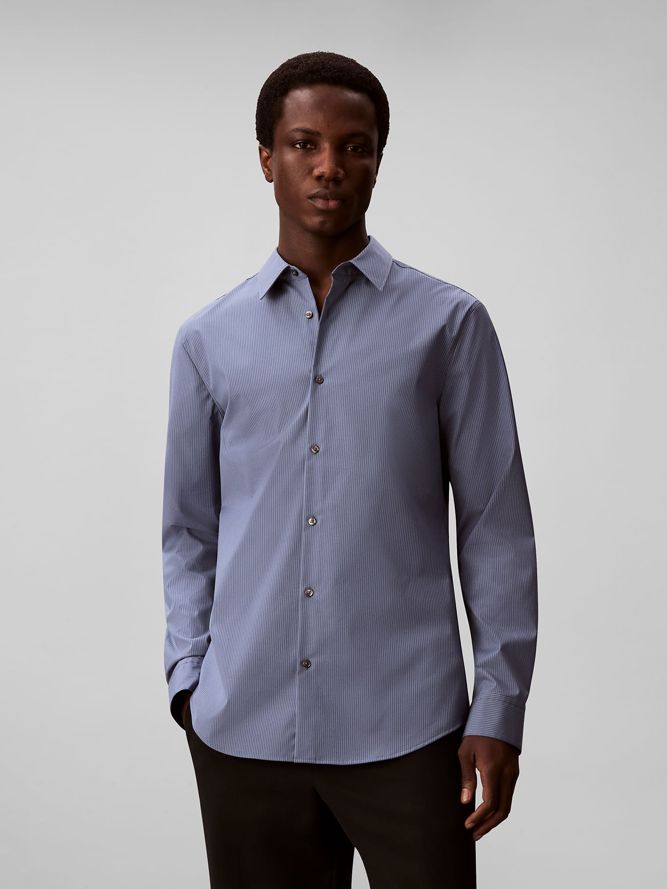 Camisa stretch de algodón supima
